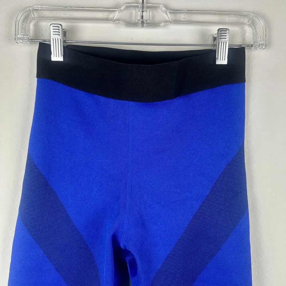 FABLETICS Rhythm Ultra High Waisted Seamless Sprint Leggings Cobalt Blue Small - Picture 2 of 6